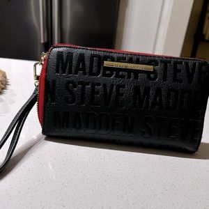 Steve Madden wallet. Red and black!